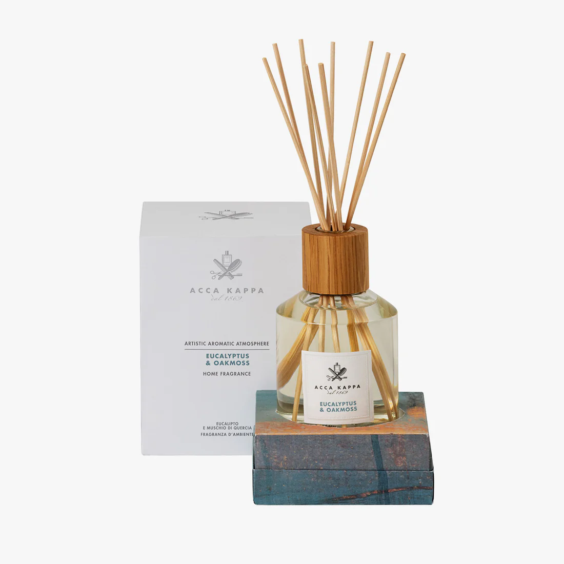 65. Eucalypthus-and-Oakmoss-Home-Diffuser Difusor de Fragancia para el Hogar Eucalipto y Musgo de Roble Difusor de Fragancia Para el Hogar Ámbar y Sándalo + Barillas de Rattan