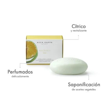 beneficios del Jabón de Té verde y Mandarina de Acca Kappa Ecuador