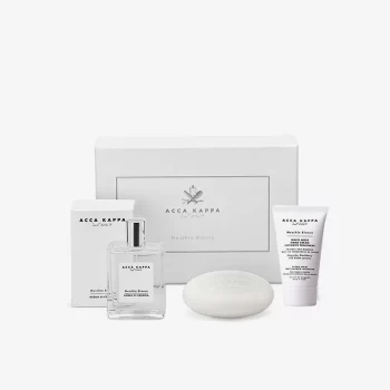 Set Muschio Bianco Eau de Cologne, Jabón en barra y Crema de Manos