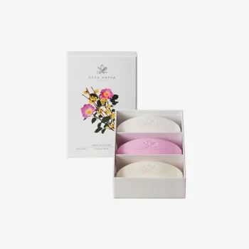 Set de 3 Jabones: Muschio Bianco + Virginia Rose + Calycanthus