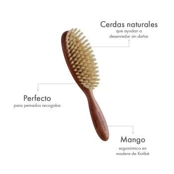 Beneficios del Cepillo de cerdas naturales claras Kotibé