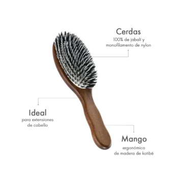 Especificaciones del Cepillo para el cabello y extensiones Kotibe Acca Kappa Ecuador