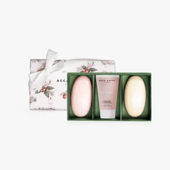 set de dos jabones y una crema de manos de Acca Kappa