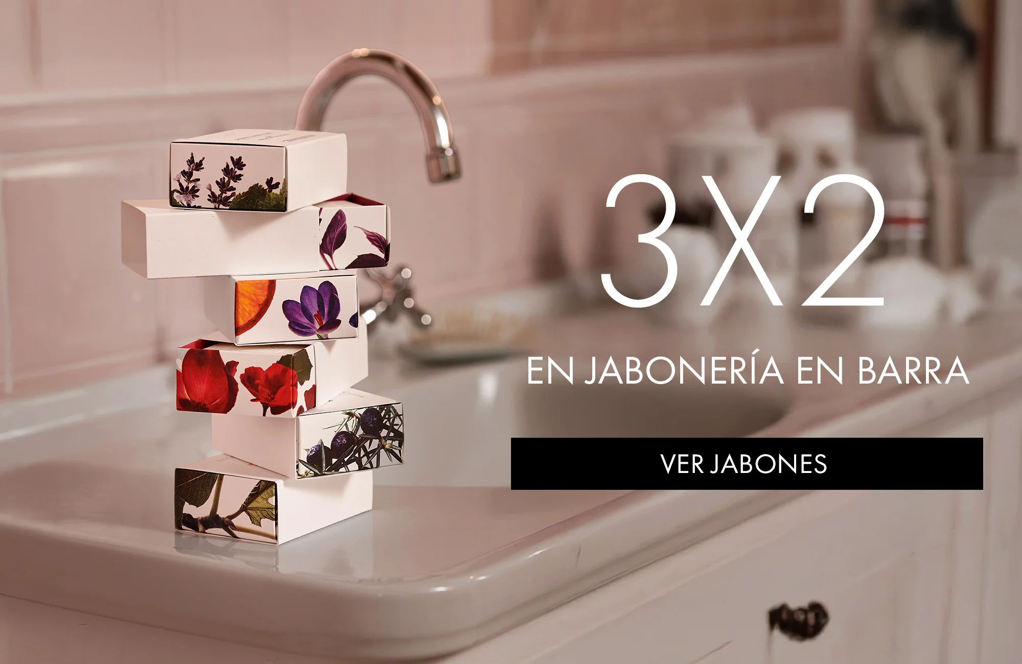 pop up de la promoción 3x2 en jabones